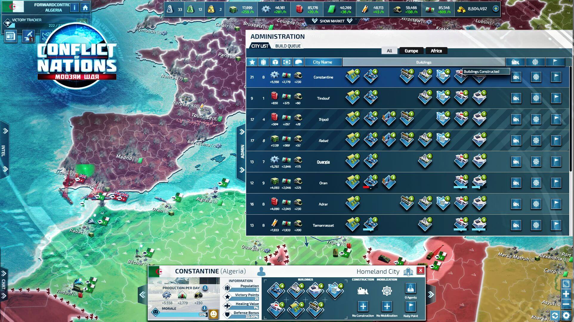 Conflict of Nations - Spielefrosch
