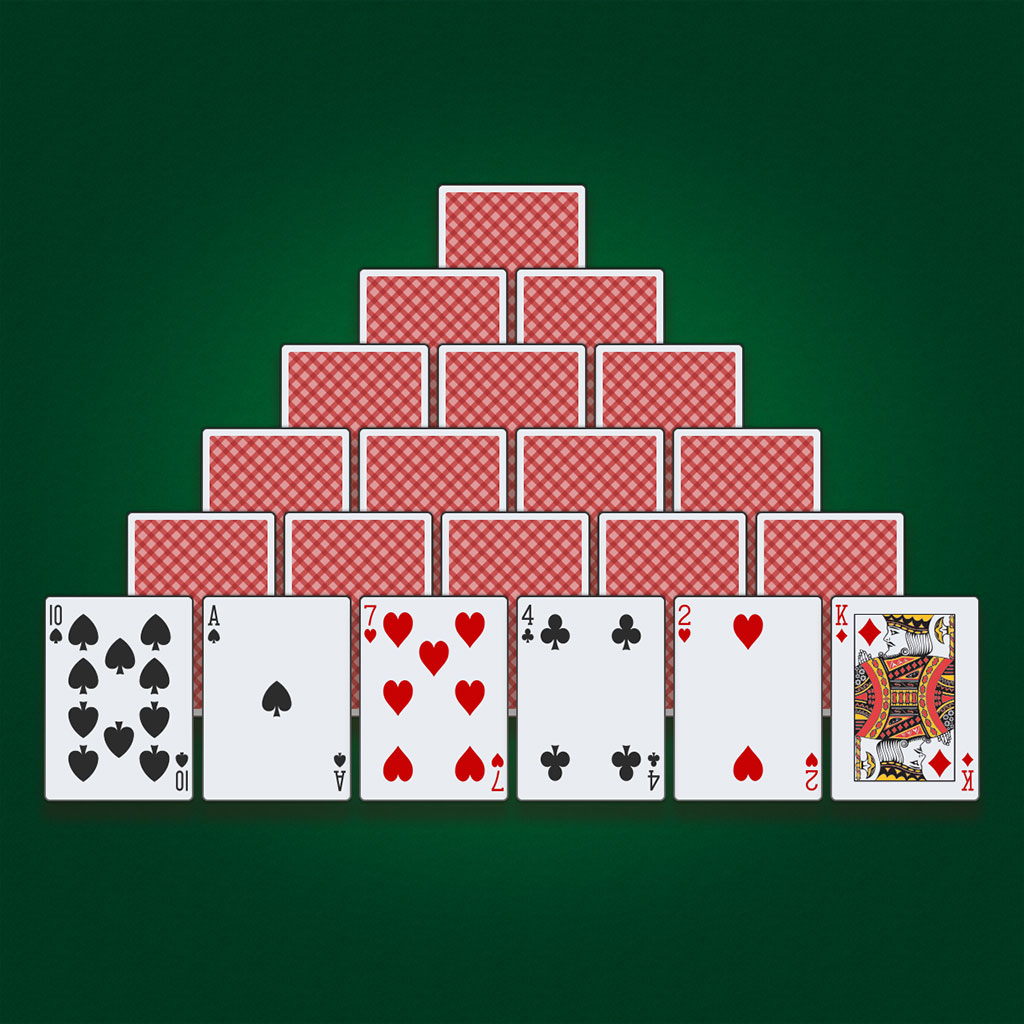 free pyramid solitaire card games